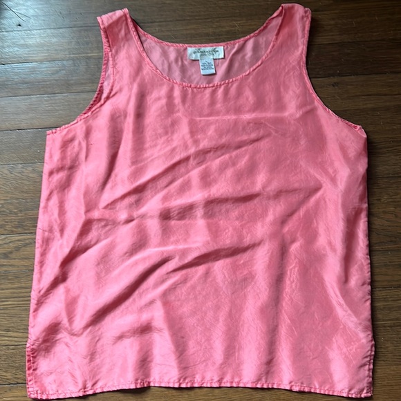 💥VINTAGE💥 Kimberly Hope Silk Top Large - Picture 1 of 4